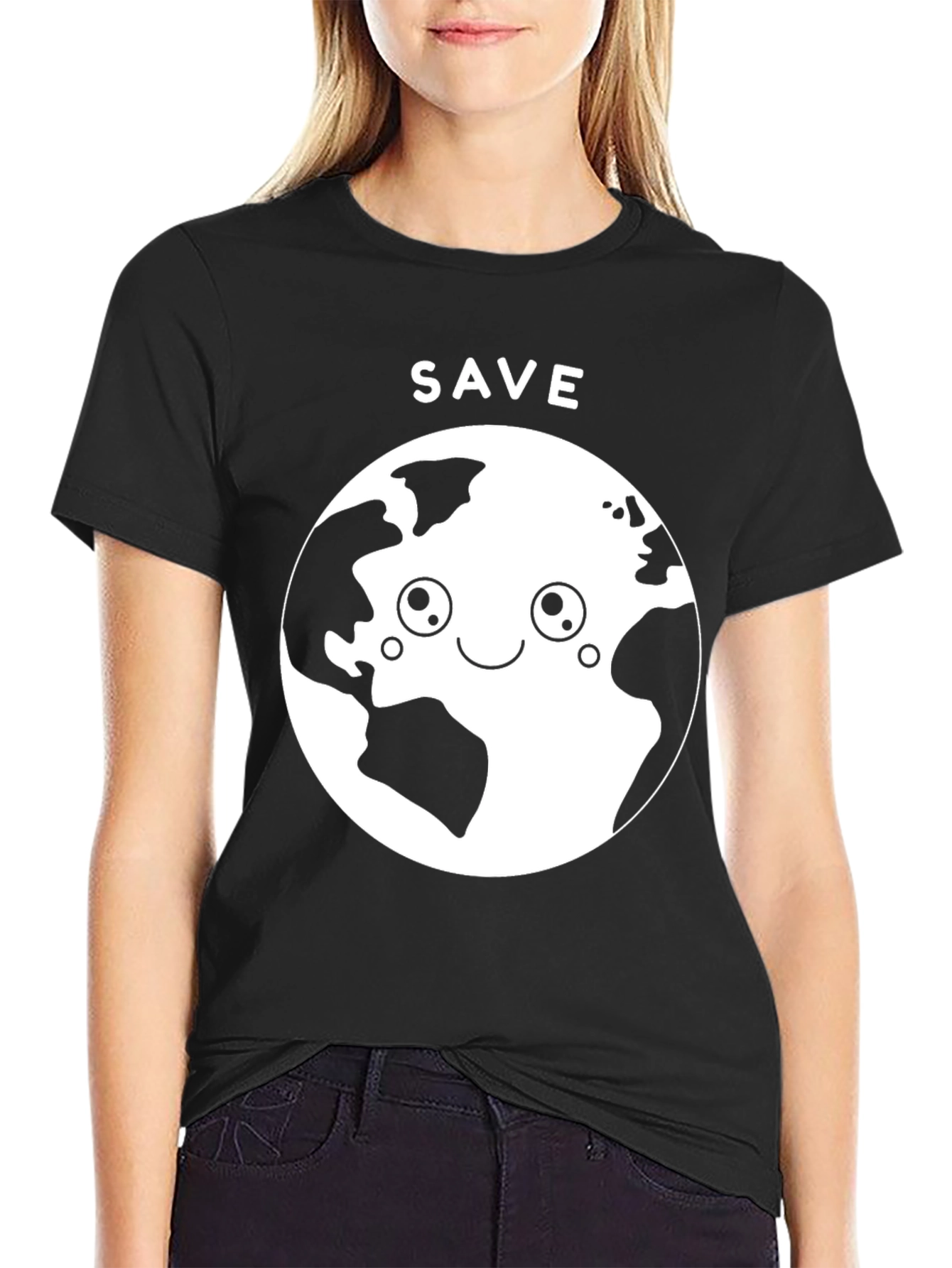 Save Earth Graphic T-Shirt - Eco Friendly