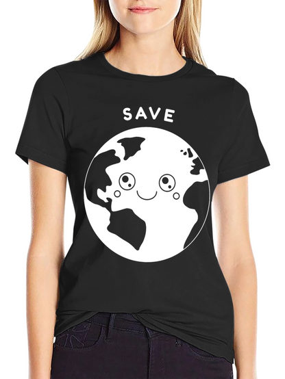 Save Earth Graphic T-Shirt - Eco Friendly