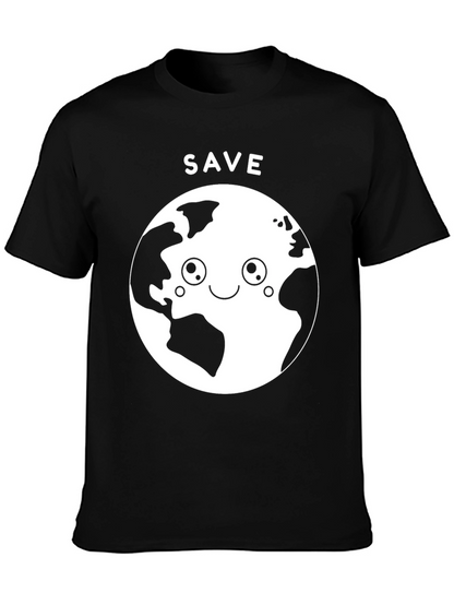 Save Earth Graphic T-Shirt - Eco Friendly