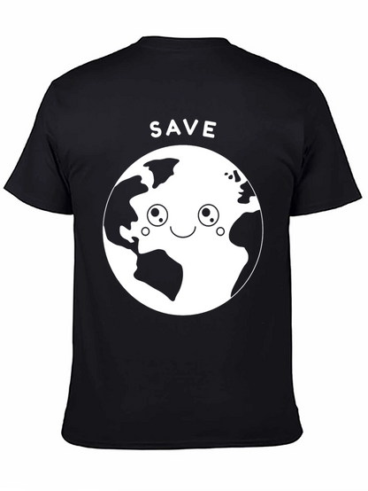Save Earth Graphic T-Shirt - Eco Friendly