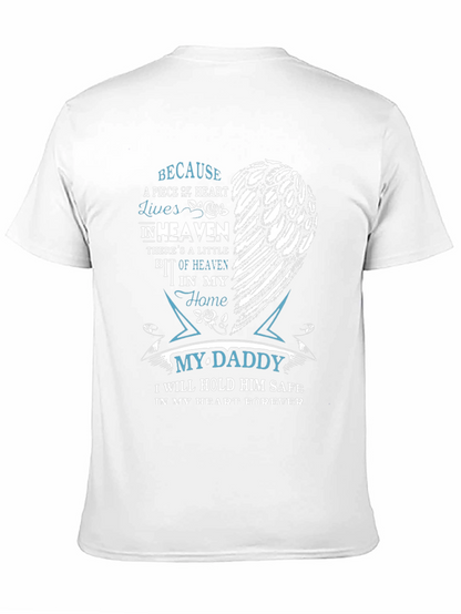 Memorial My Daddy T-Shirt - Heart in Heaven