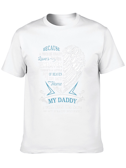 Memorial My Daddy T-Shirt - Heart in Heaven