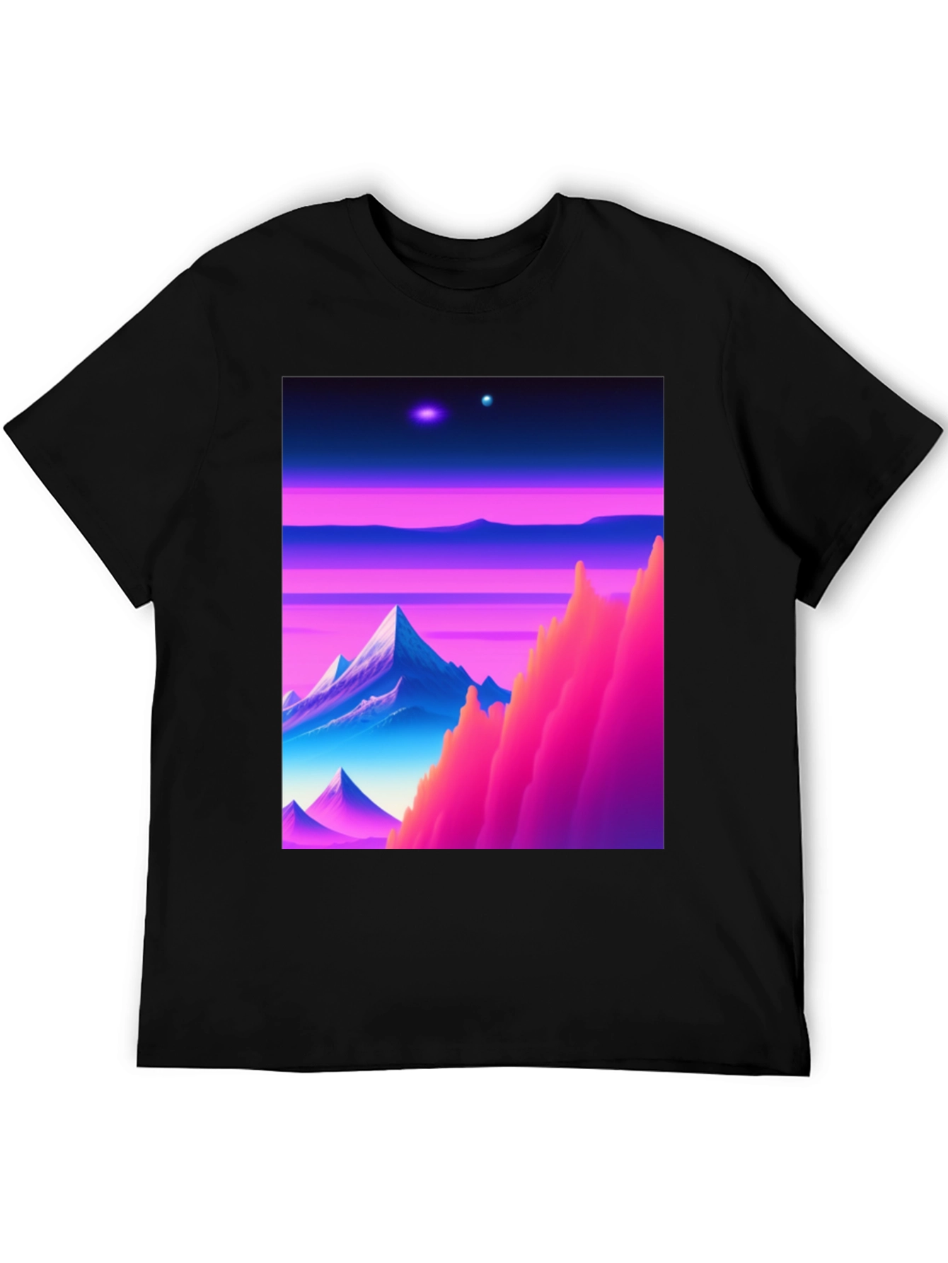Synthwave Landscape Graphic T-Shirt