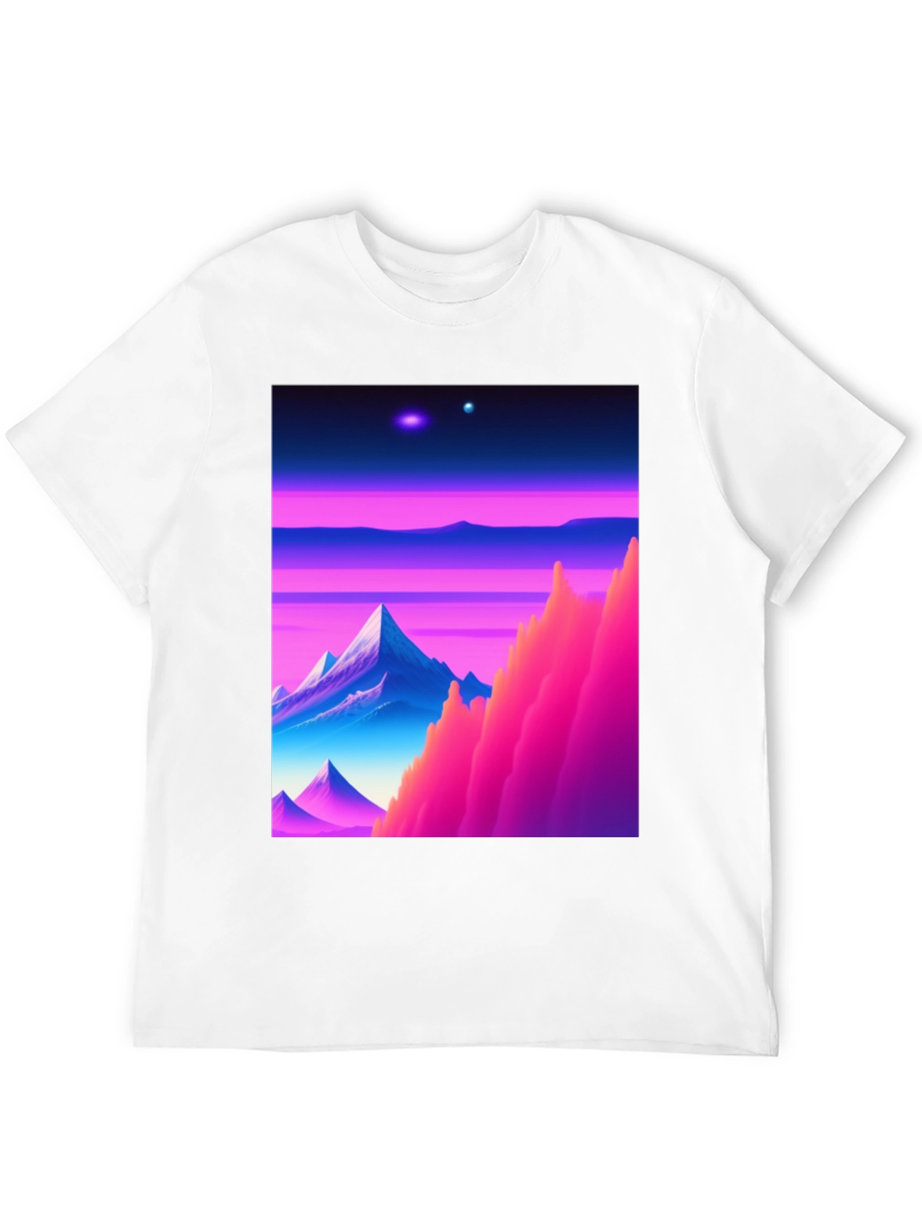 Synthwave Landscape Graphic T-Shirt