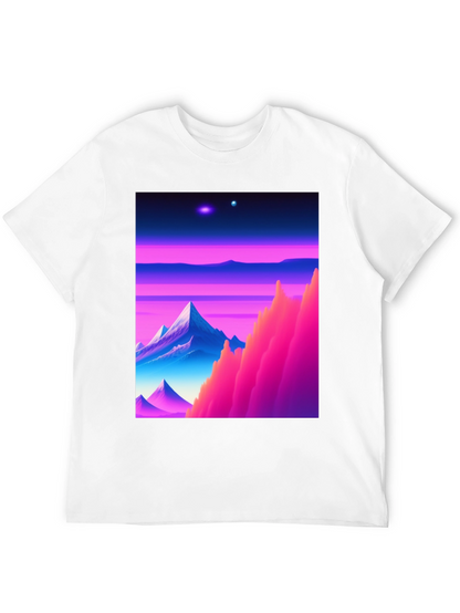 Synthwave Landscape Graphic T-Shirt