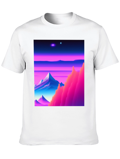 Synthwave Landscape Graphic T-Shirt
