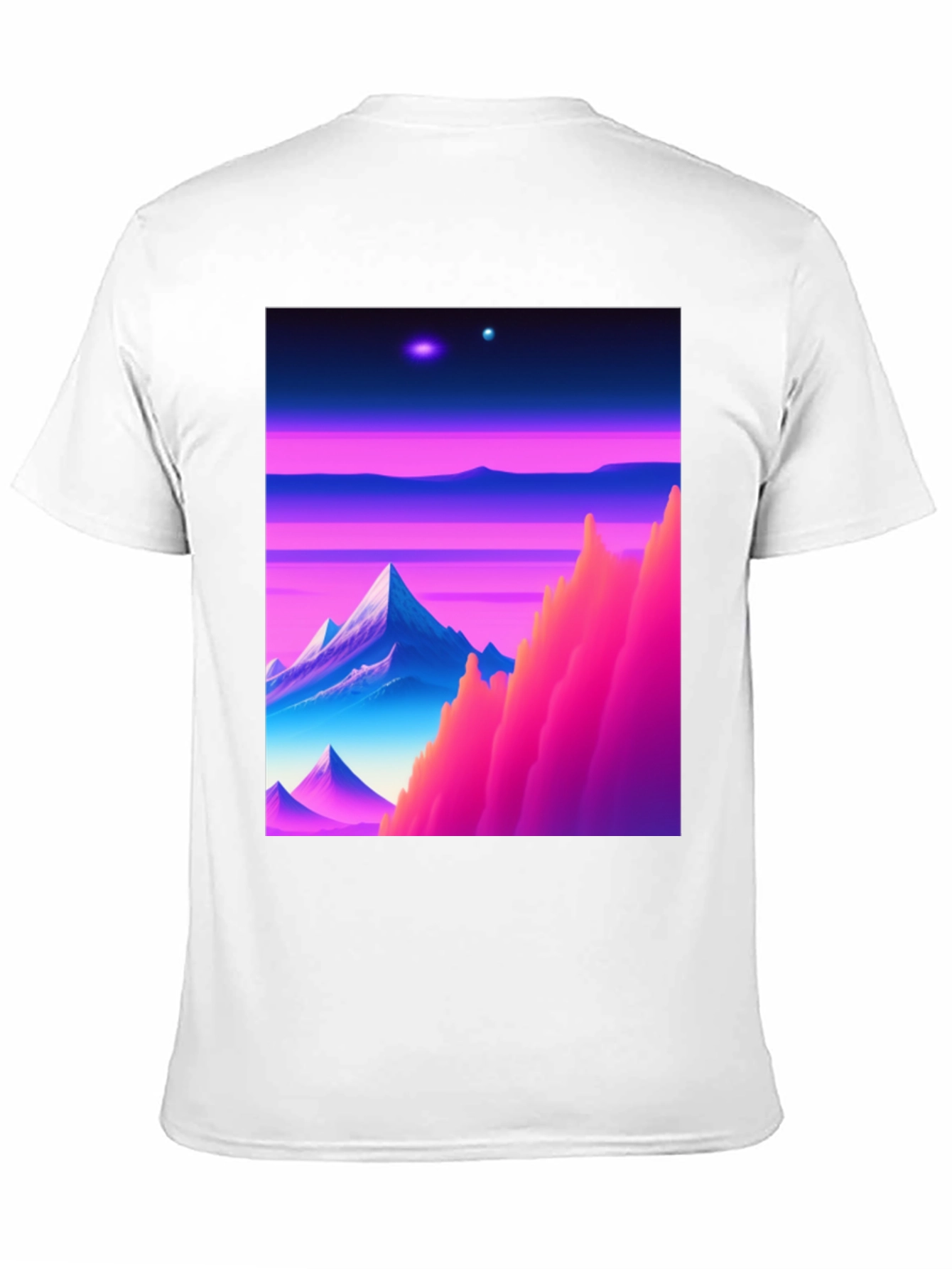 Synthwave Landscape Graphic T-Shirt
