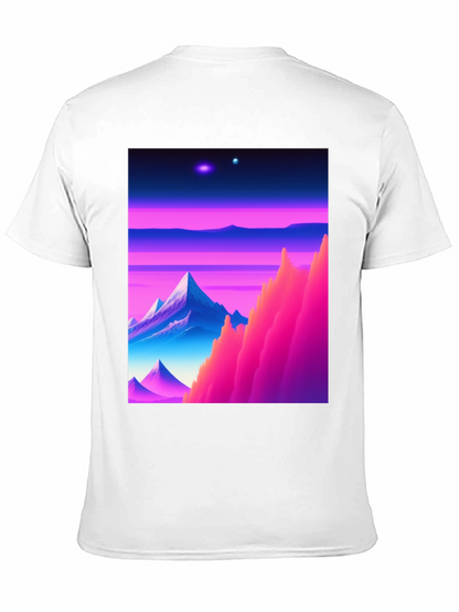 Synthwave Landscape Graphic T-Shirt