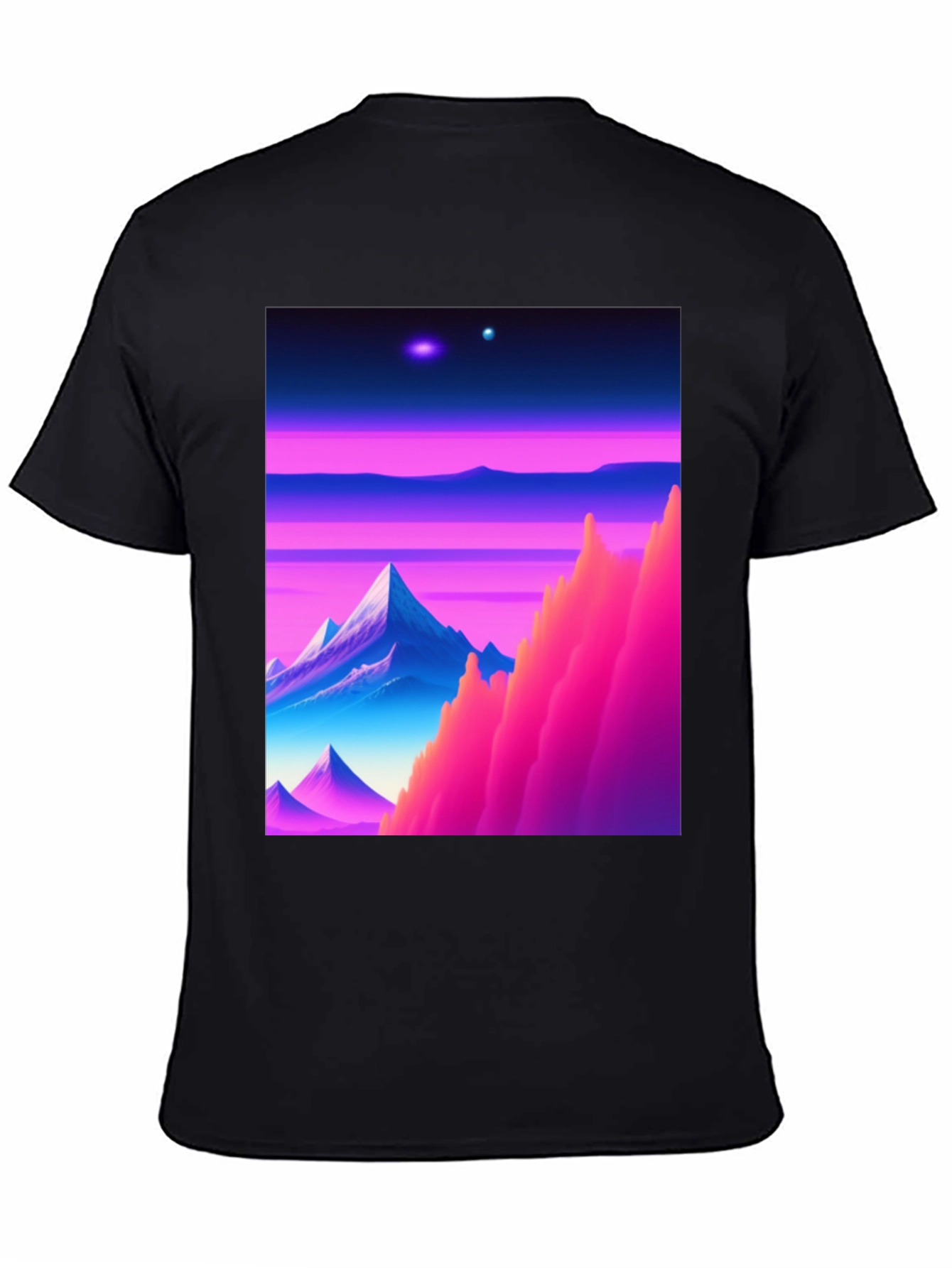 Synthwave Landscape Graphic T-Shirt