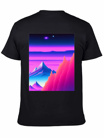 Synthwave Landscape Graphic T-Shirt