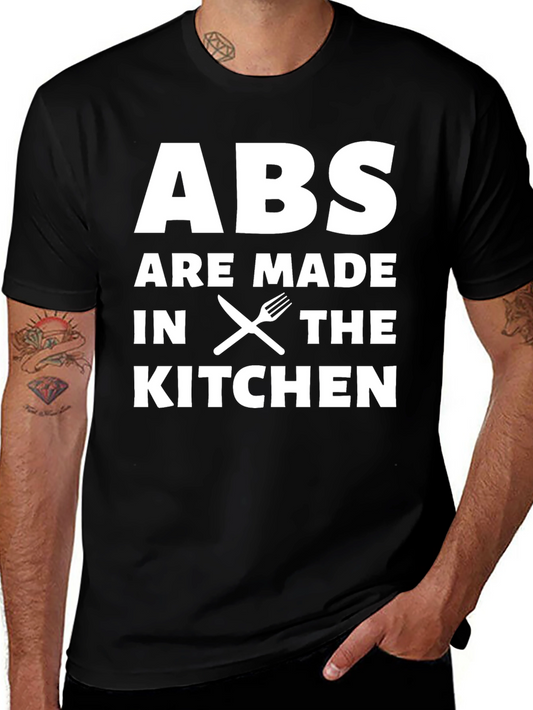Abs Made in the Kitchen T-Shirt - Black