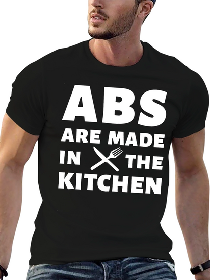 Abs Made in the Kitchen T-Shirt - Black