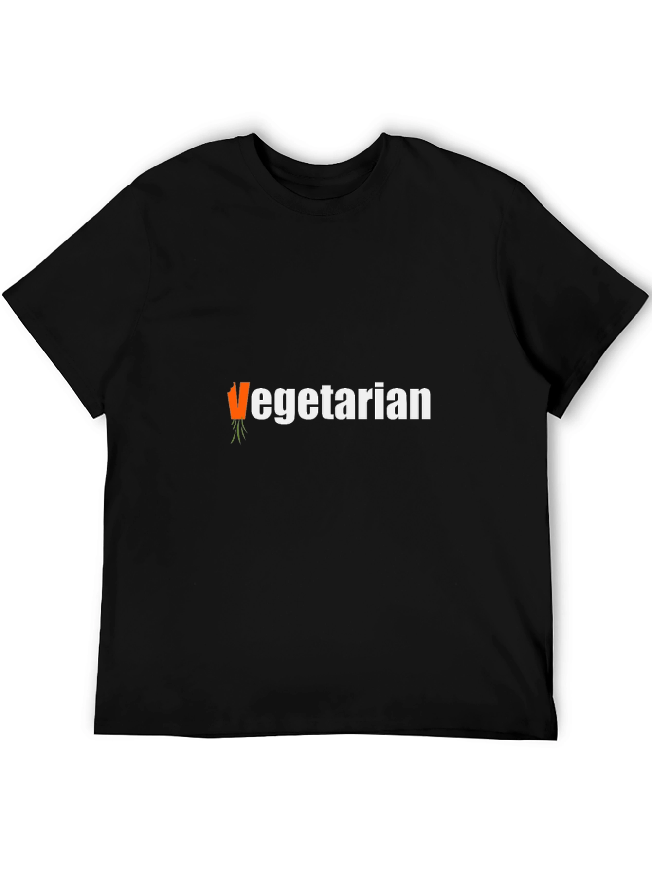 Vegetarian T-Shirt - Carrot Graphic Tee