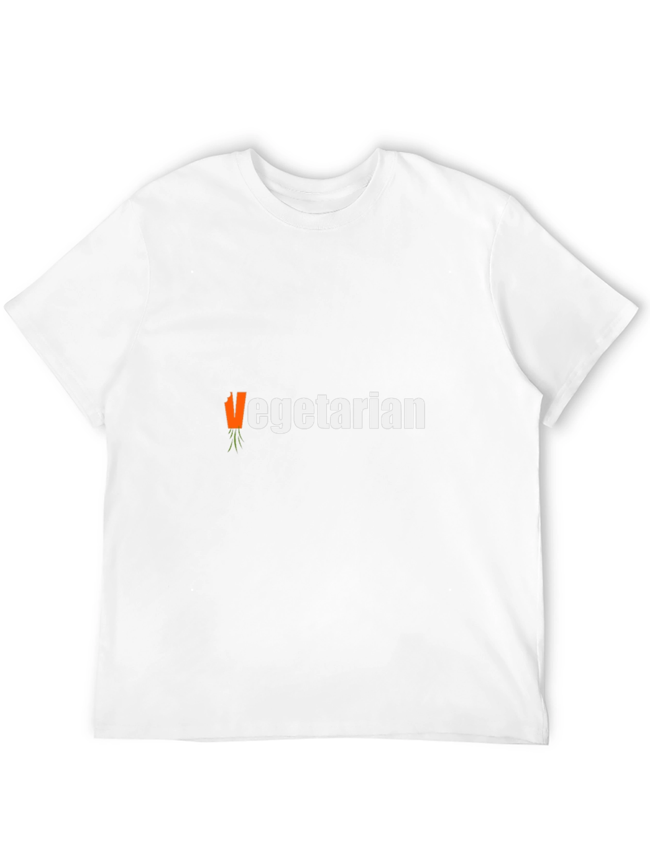 Vegetarian T-Shirt - Carrot Graphic Tee