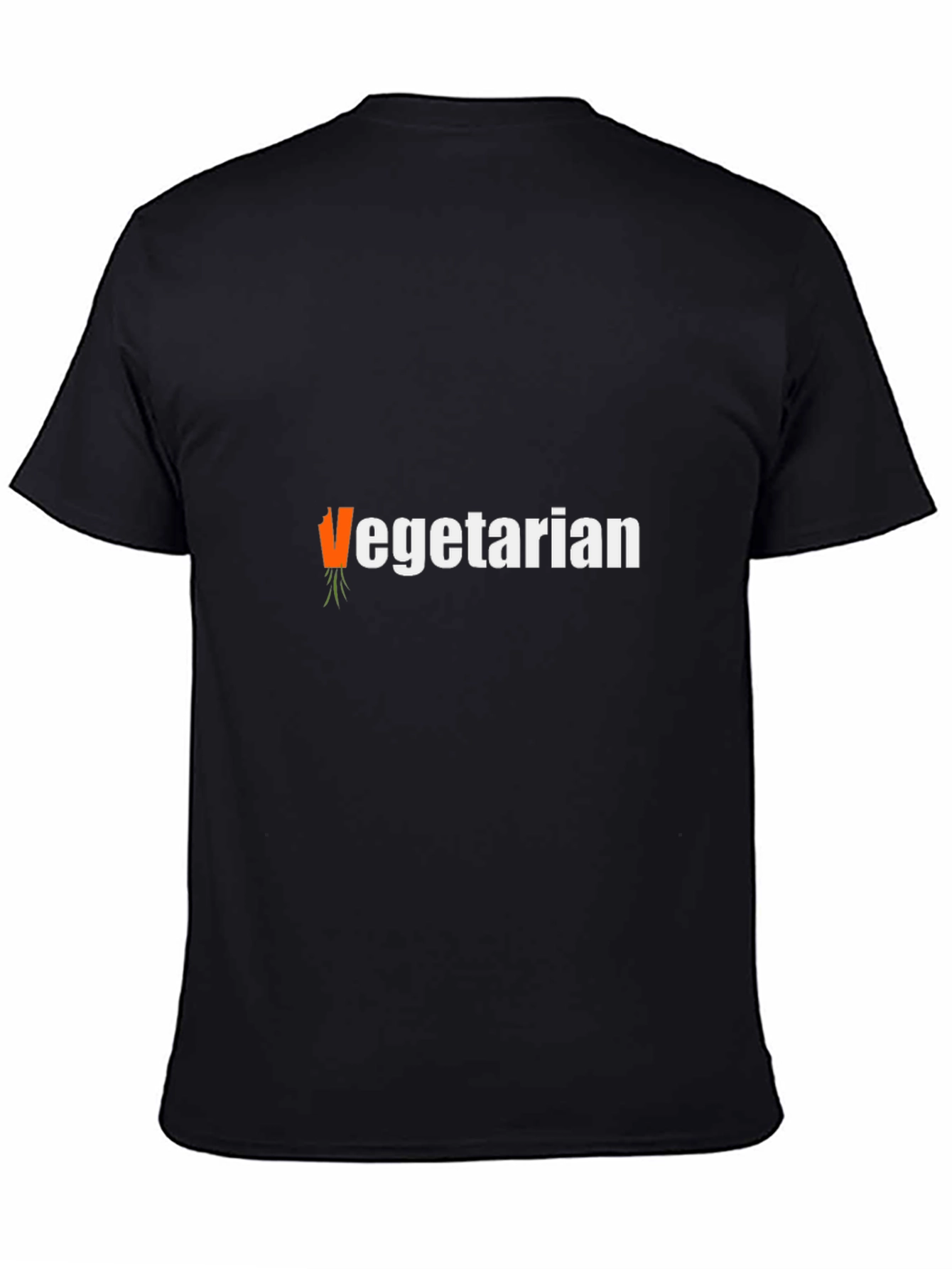 Vegetarian T-Shirt - Carrot Graphic Tee