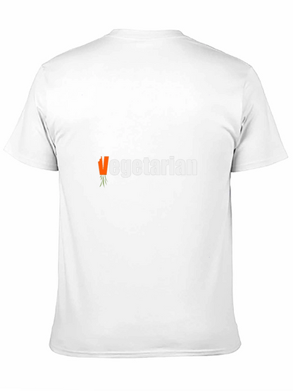 Vegetarian T-Shirt - Carrot Graphic Tee
