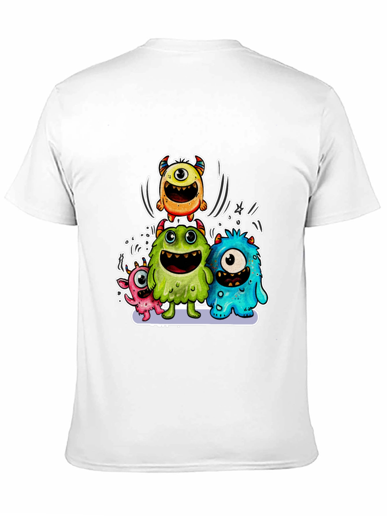 Monster Squad Black Graphic T-Shirt