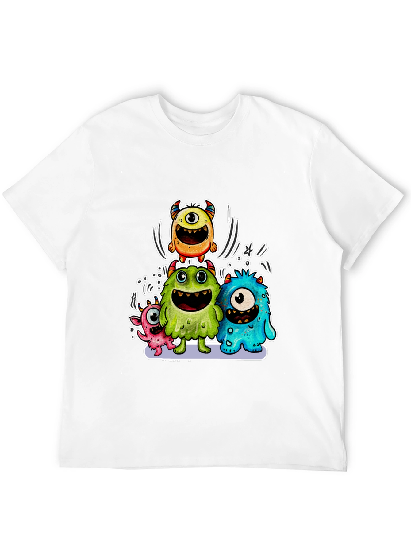 Monster Squad Black Graphic T-Shirt