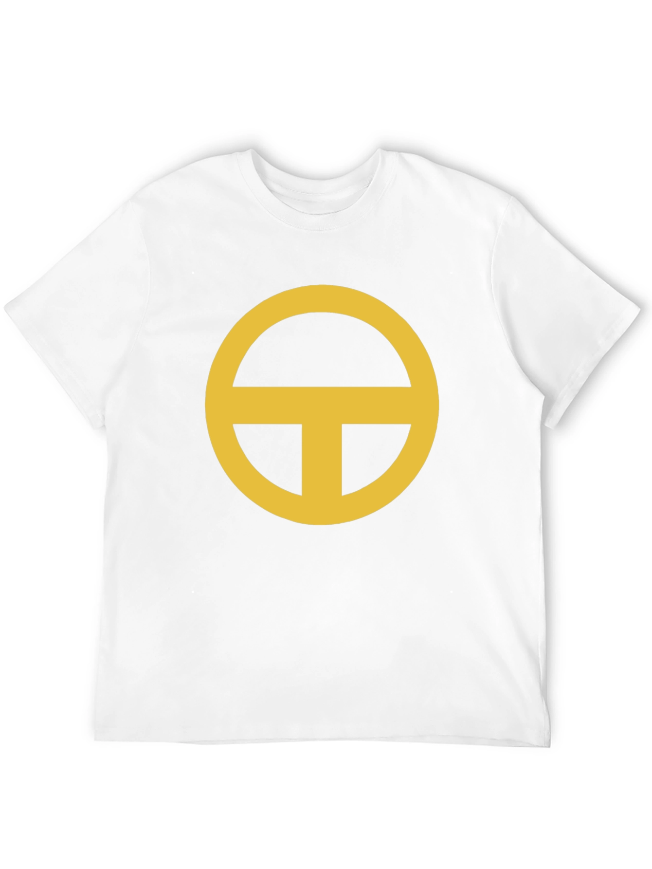 Black T-Shirt with Gold Circle-T Design