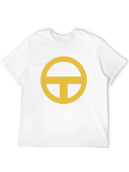 Black T-Shirt with Gold Circle-T Design