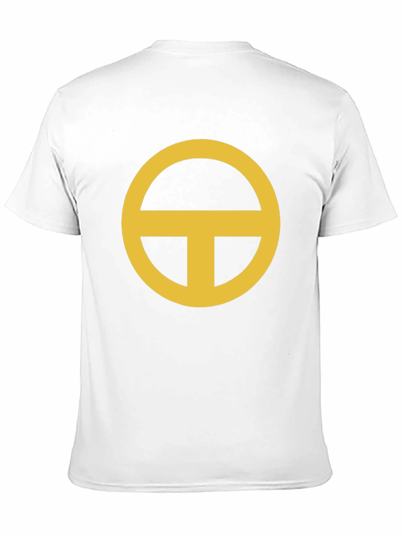 Black T-Shirt with Gold Circle-T Design