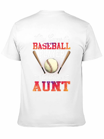 Baseball Aunt T-Shirt - My Favorite Player