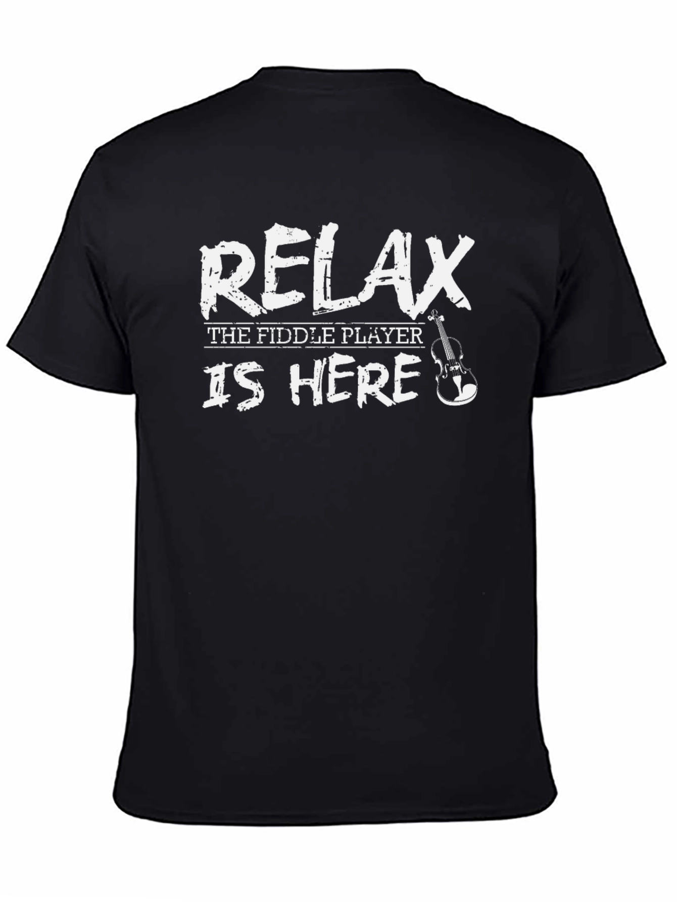 Relax Fiddle Player Graphic Tee
