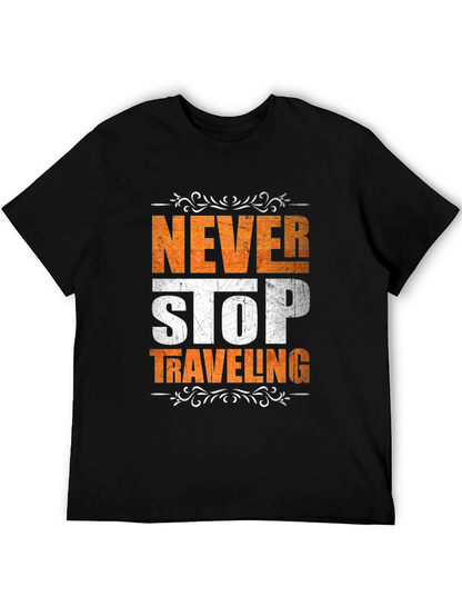 Never Stop Traveling Graphic Tee
