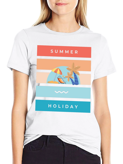 Summer Holiday T-Shirt - Beach Vibes Tee