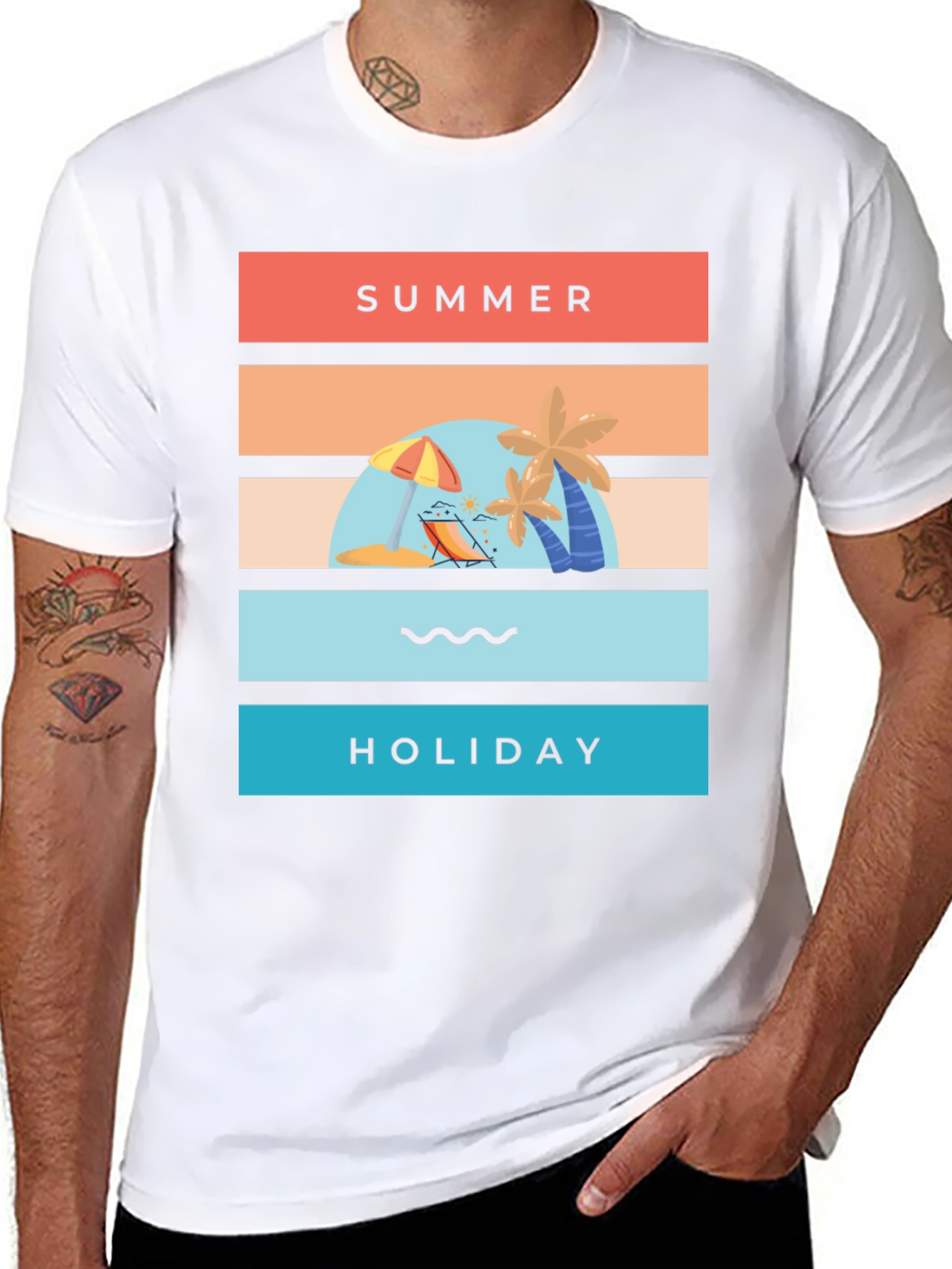 Summer Holiday T-Shirt - Beach Vibes Tee