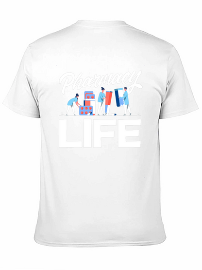 Pharmacy Life Graphic Tee - Pill Packer Design
