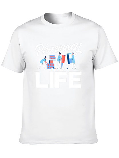 Pharmacy Life Graphic Tee - Pill Packer Design