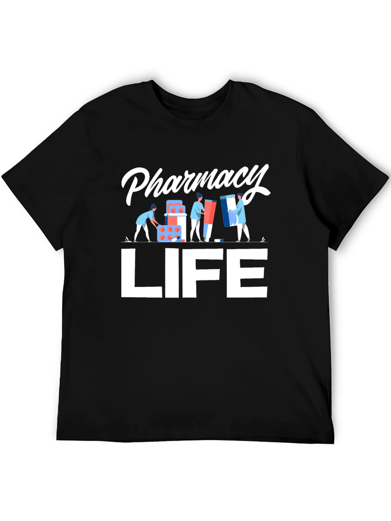 Pharmacy Life Graphic Tee - Pill Packer Design