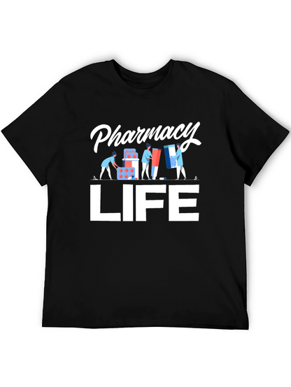Pharmacy Life Graphic Tee - Pill Packer Design