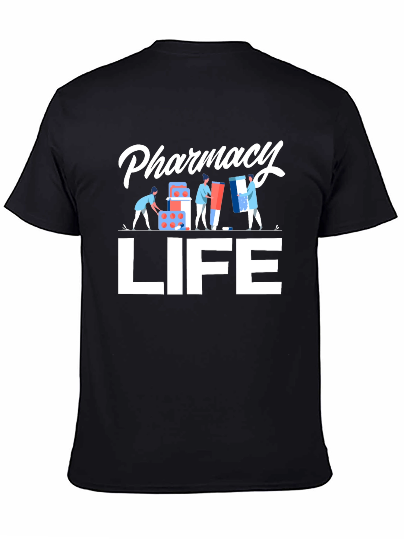 Pharmacy Life Graphic Tee - Pill Packer Design