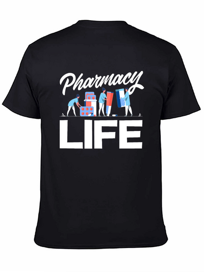 Pharmacy Life Graphic Tee - Pill Packer Design