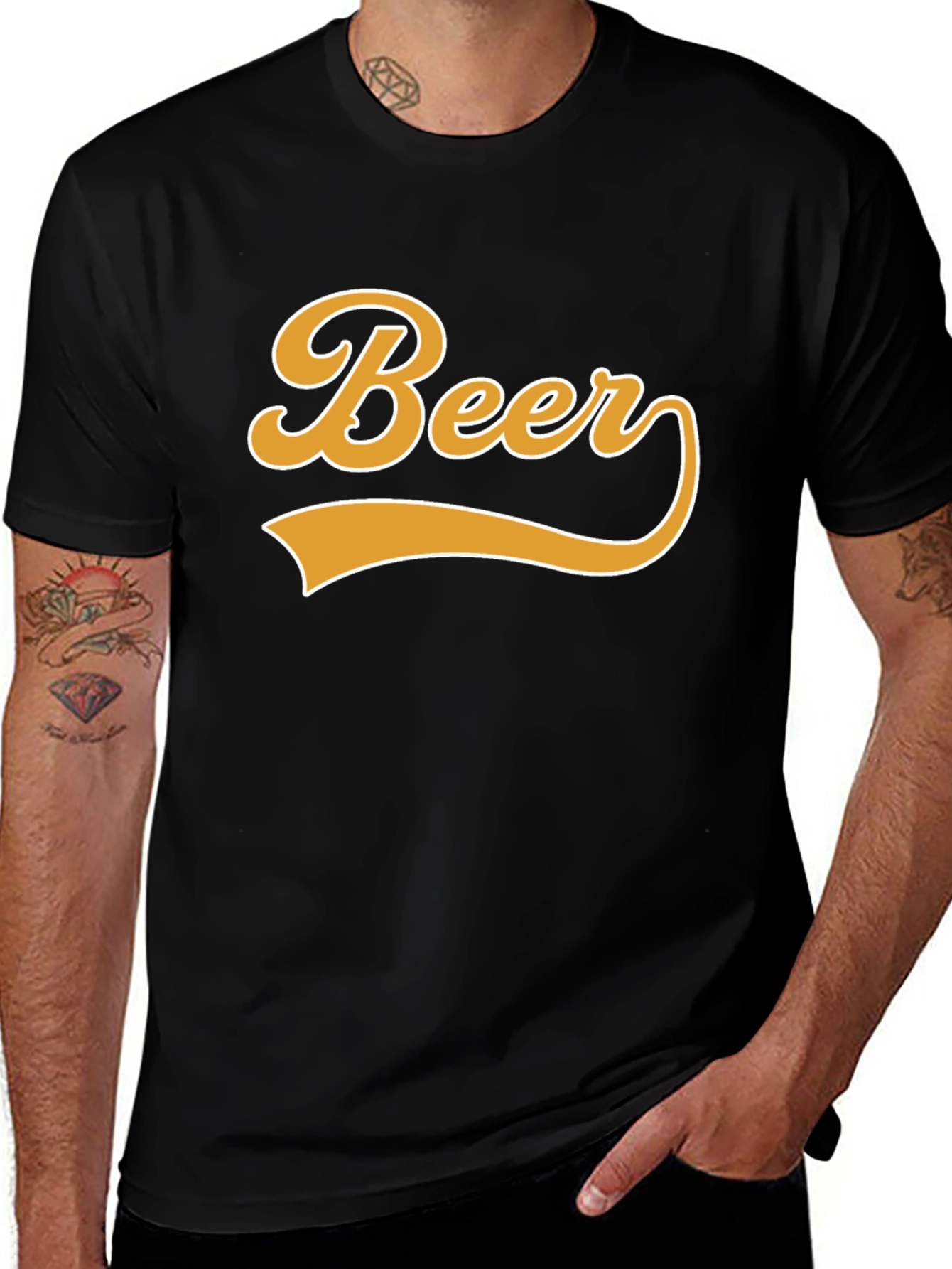 Beer Graphic T-Shirt - Soft Cotton Blend