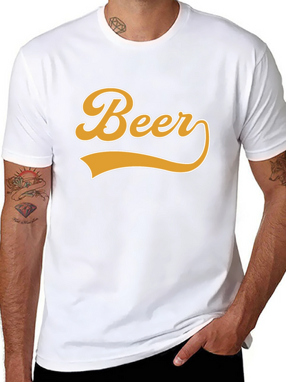 Beer Graphic T-Shirt - Soft Cotton Blend