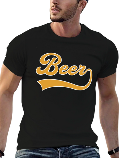 Beer Graphic T-Shirt - Soft Cotton Blend