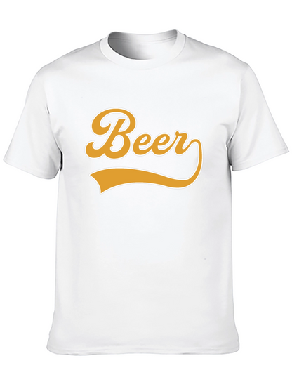 Beer Graphic T-Shirt - Soft Cotton Blend
