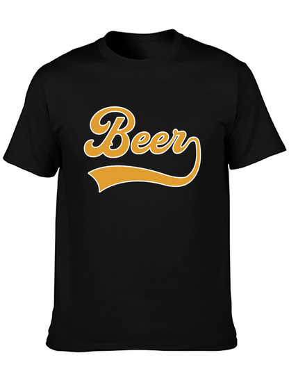 Beer Graphic T-Shirt - Soft Cotton Blend