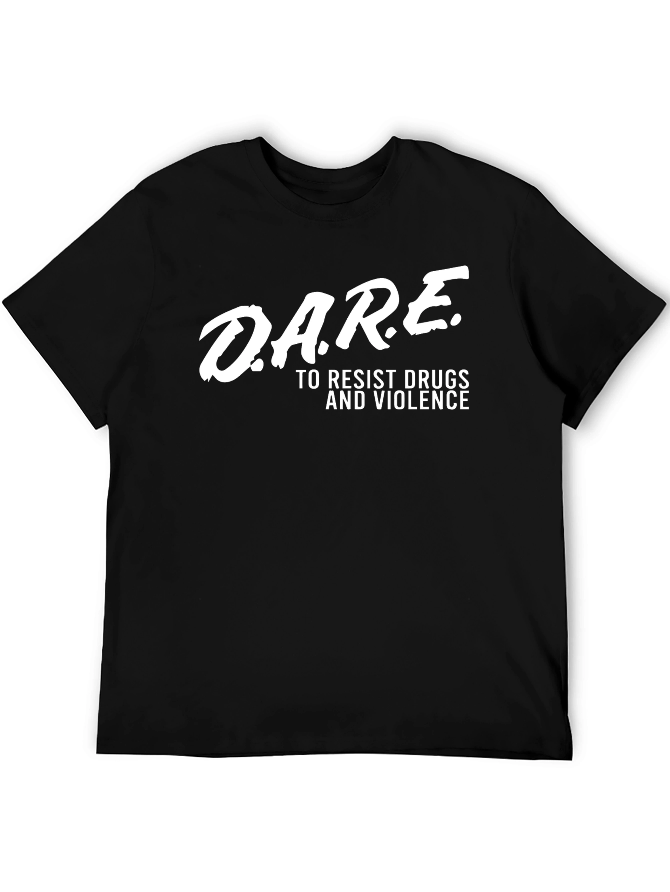 D.A.R.E. Resist Drugs & Violence Black T-Shirt
