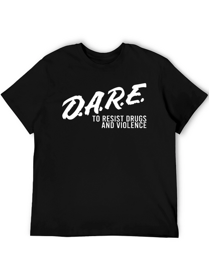 D.A.R.E. Resist Drugs & Violence Black T-Shirt