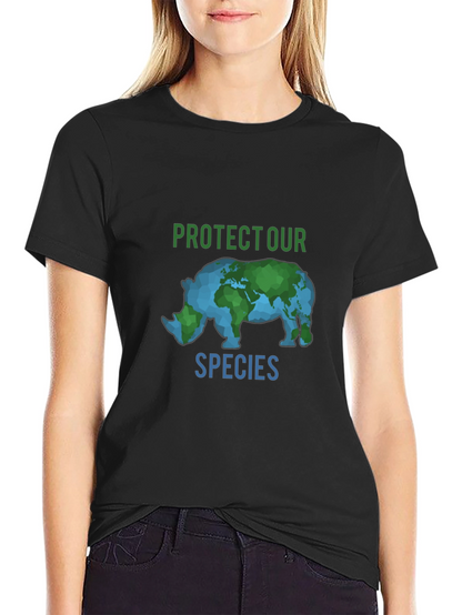 Protect Our Species Rhino T-Shirt