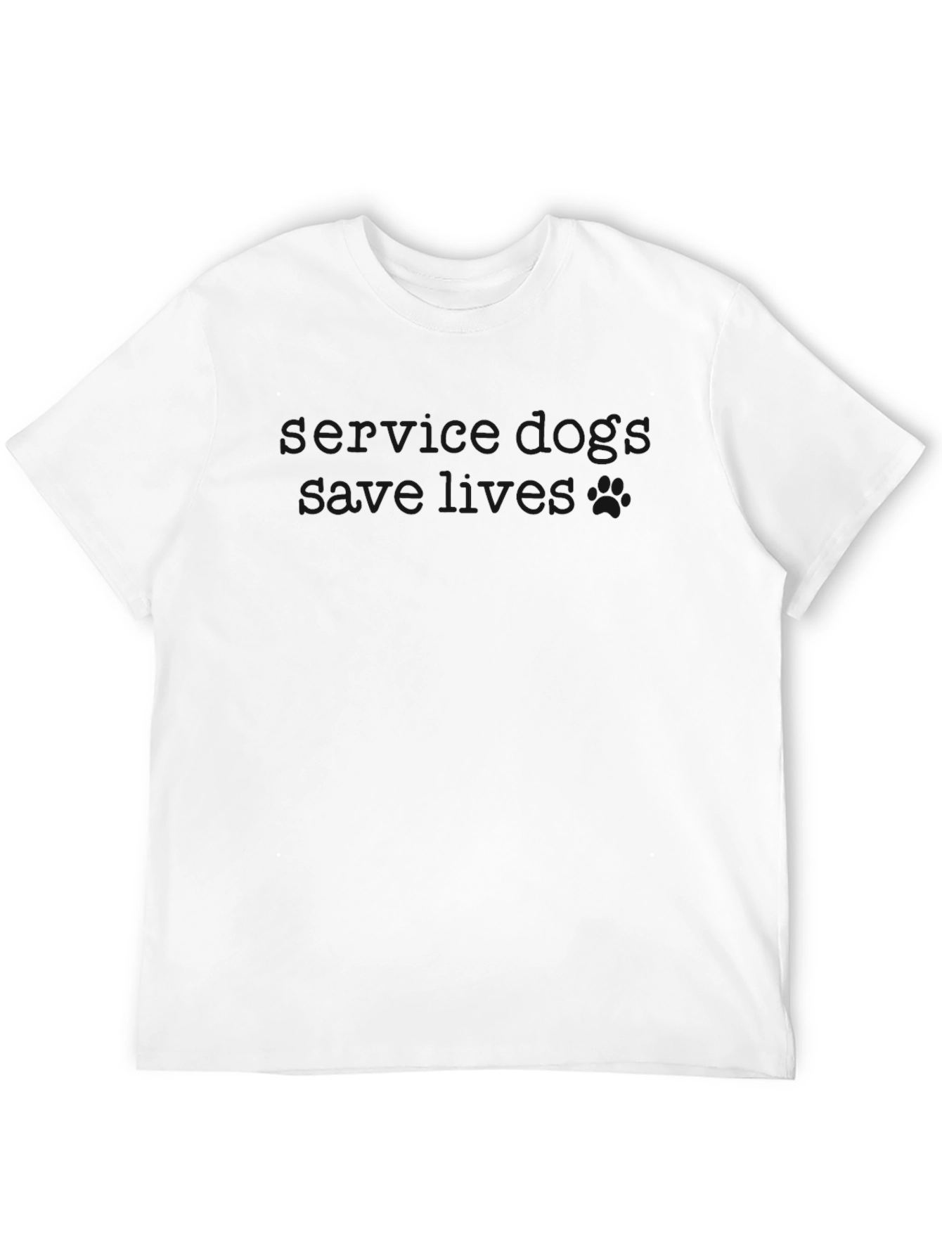 Mens Black Short Sleeve Crew Neck T-Shirt