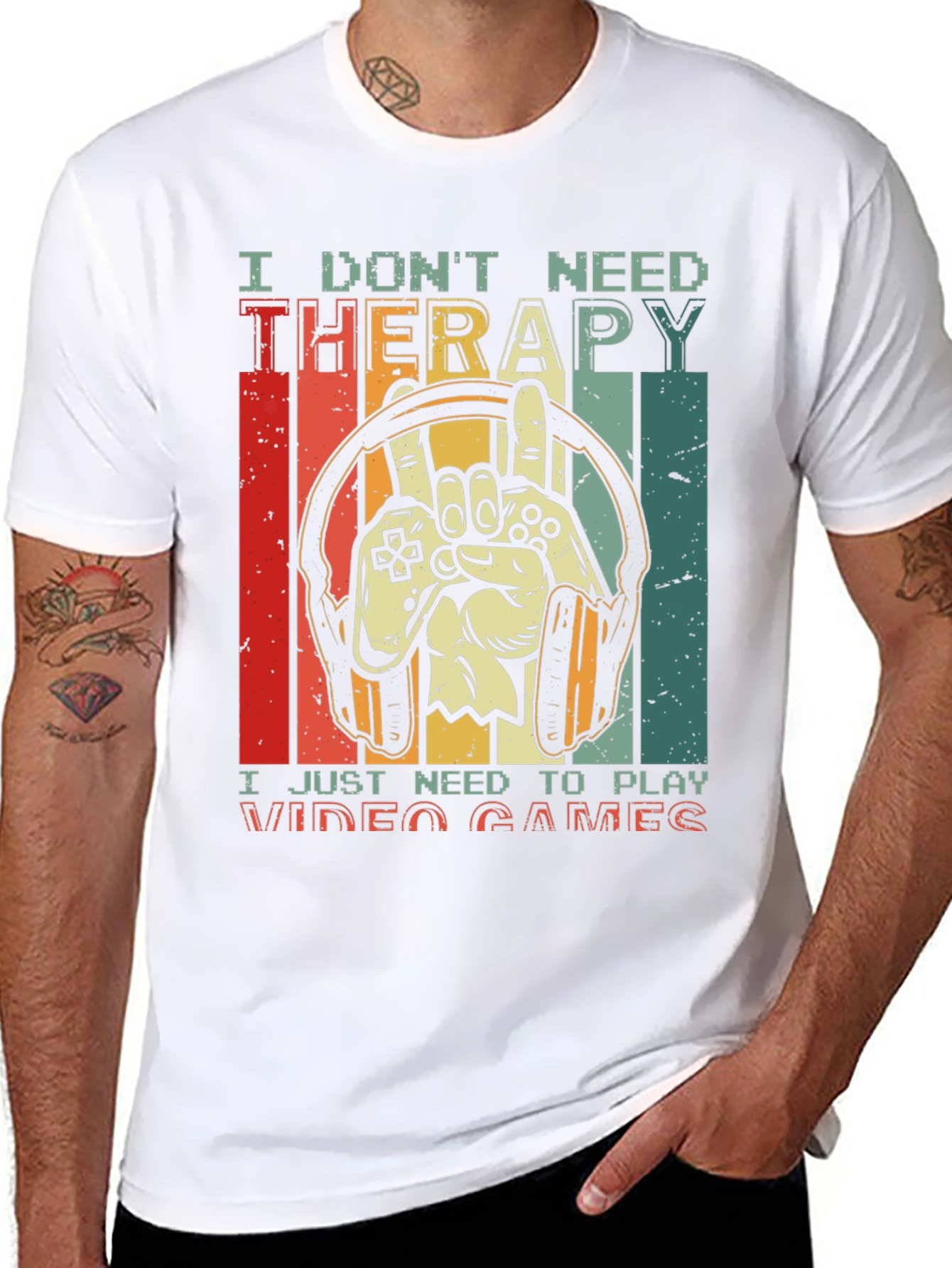 I Dont Need Therapy Video Games T-Shirt