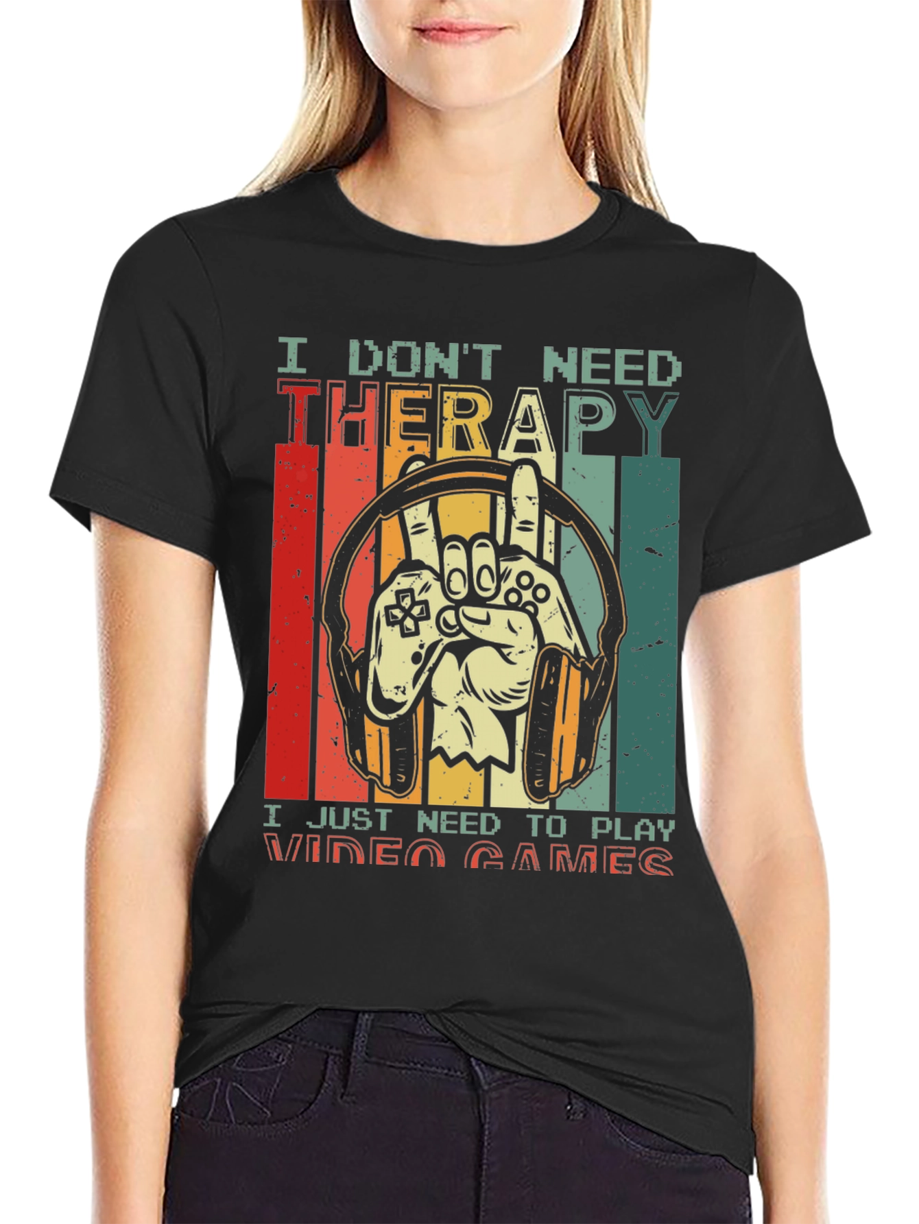 I Dont Need Therapy Video Games T-Shirt