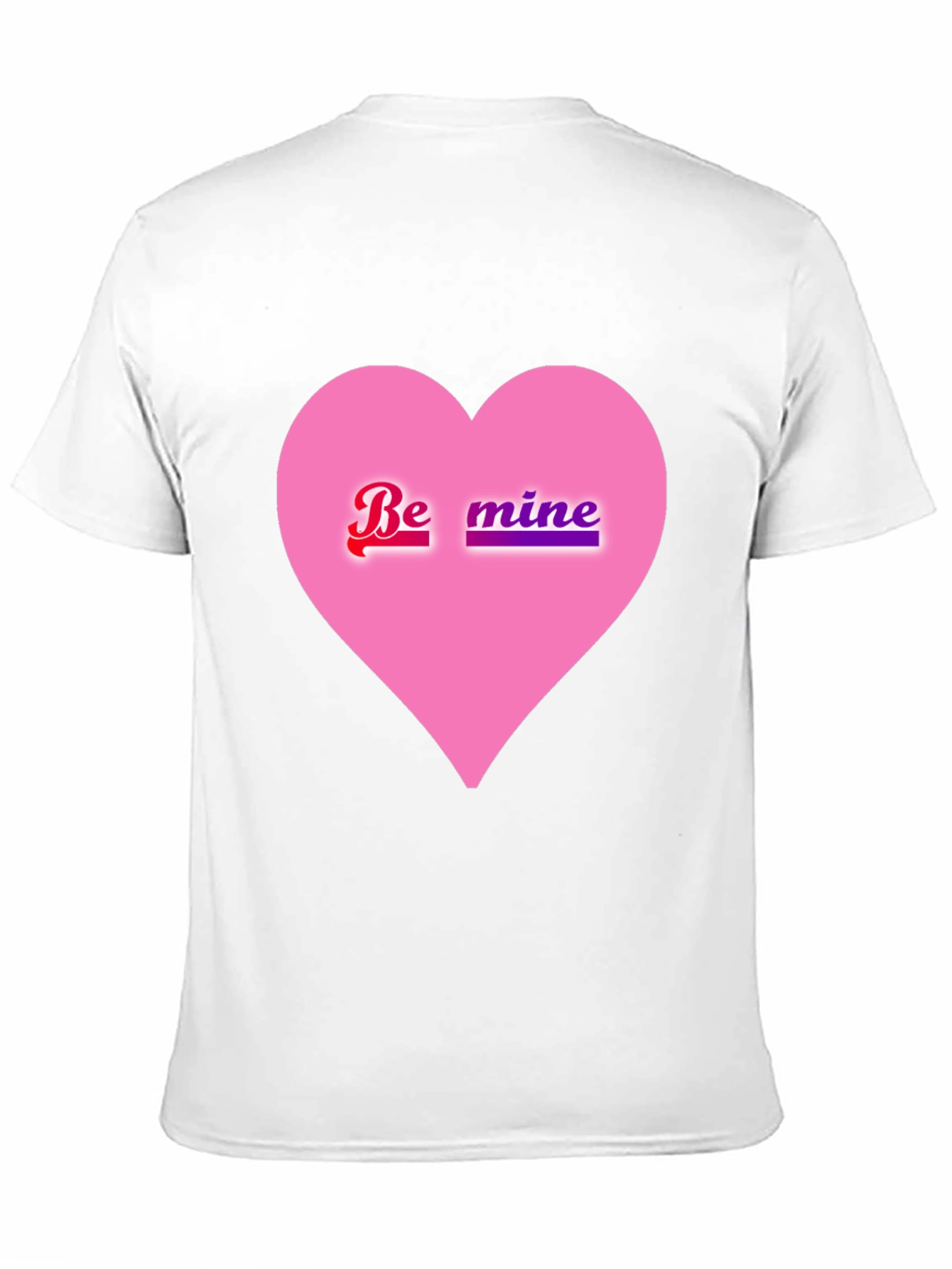 Be Mine Pink Heart Valentines Day T-Shirt