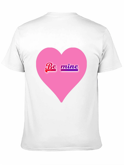 Be Mine Pink Heart Valentines Day T-Shirt