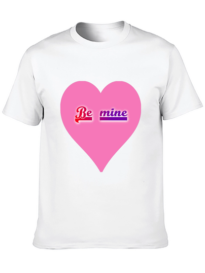 Be Mine Pink Heart Valentines Day T-Shirt